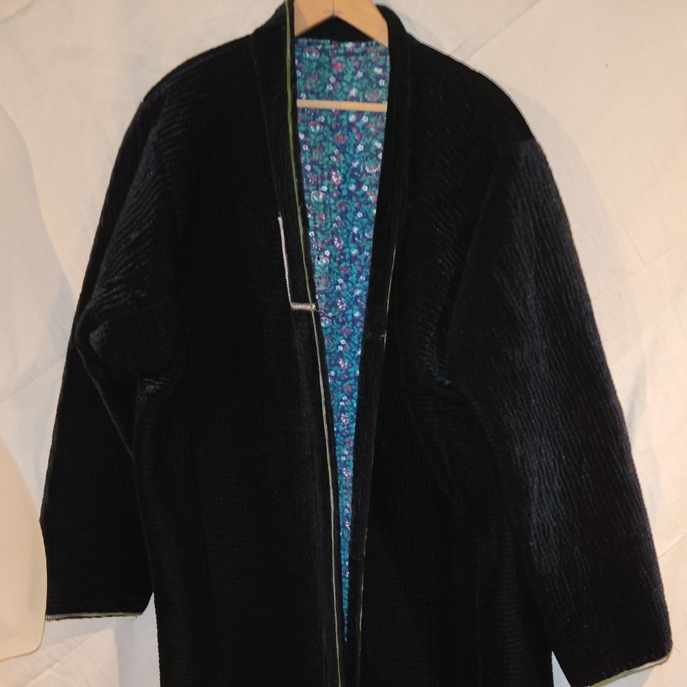 Black lined Robe? Coat?